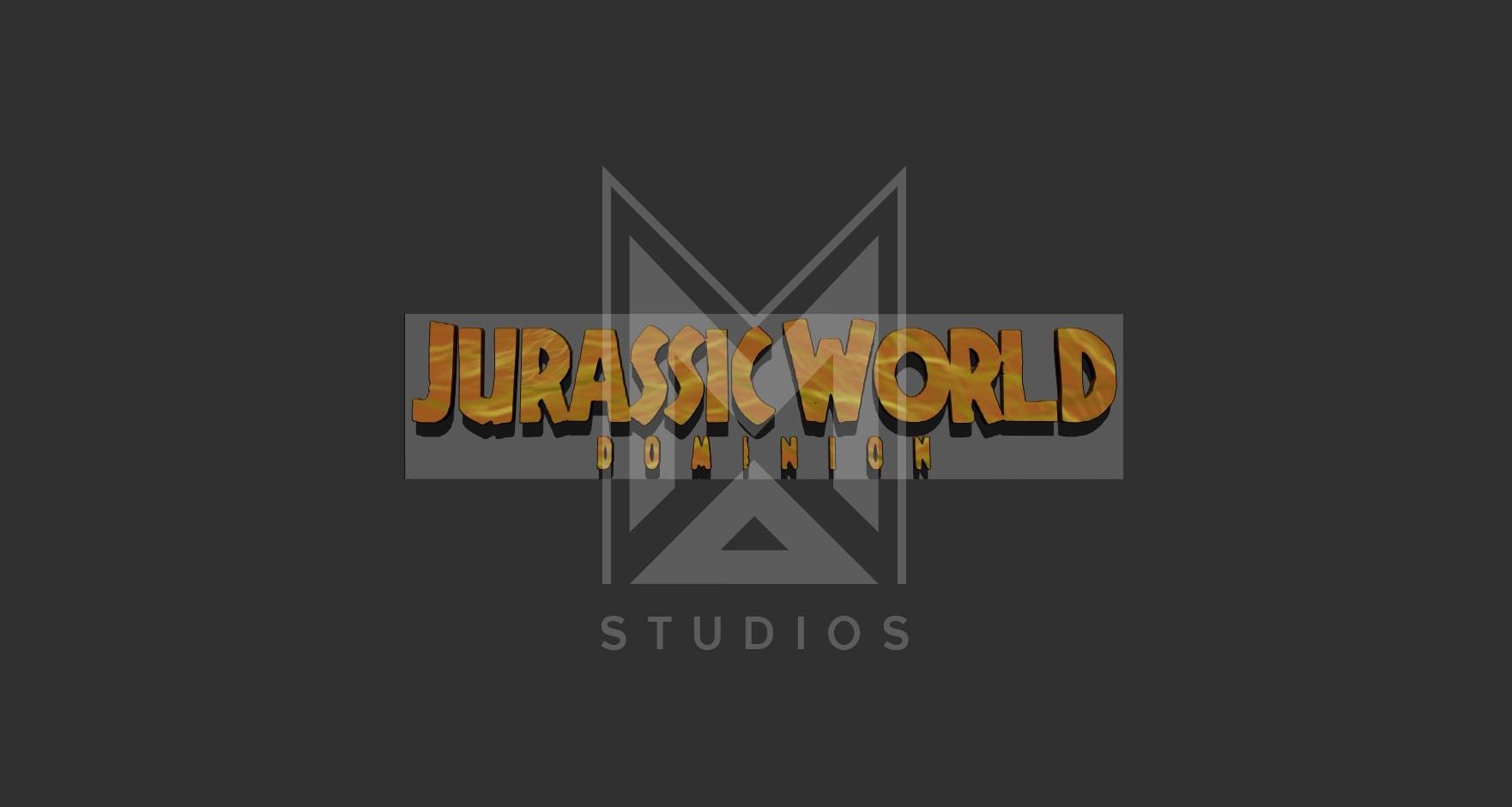 Jurassic World Dominion Logo Letters
