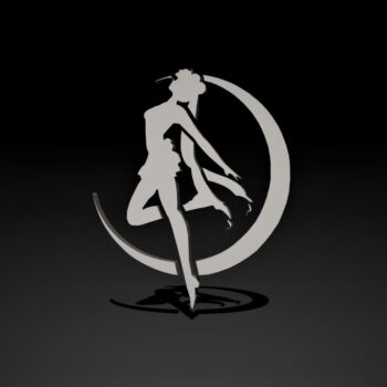 Silhouette Sailor Moon Logo