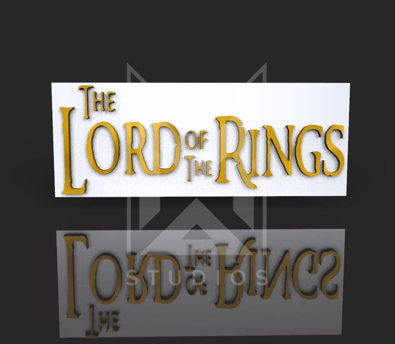 The Lord Of The Rings Logo M3D Studio The Lord Of The Rings Logo M3D Studio