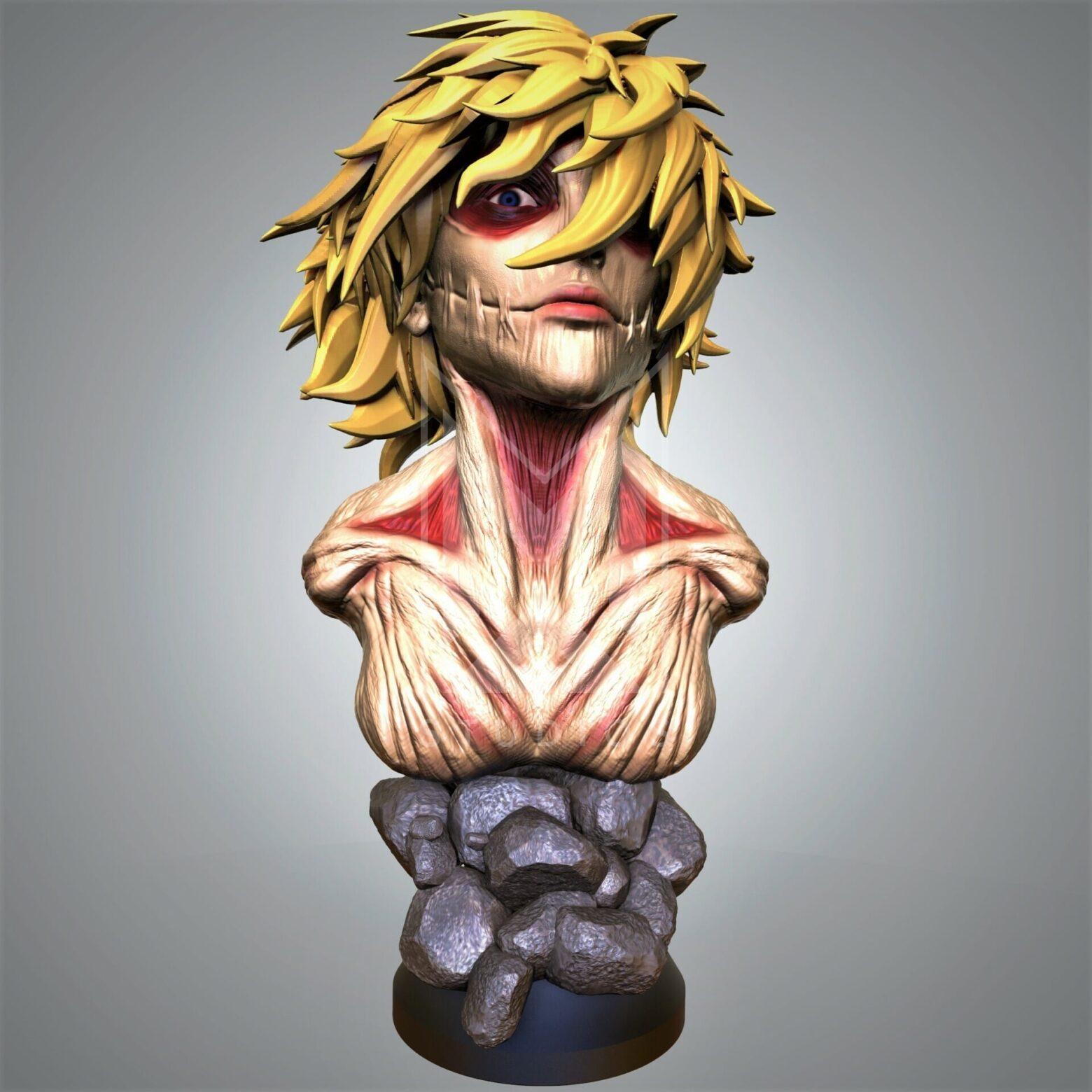 Titan Female Bust Attack on Titan