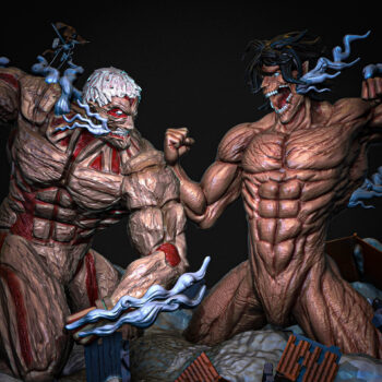 Eren vs Reiner 進撃の巨人 Attack on Titan - Image 10