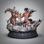 Eren vs Reiner Attack on Titan