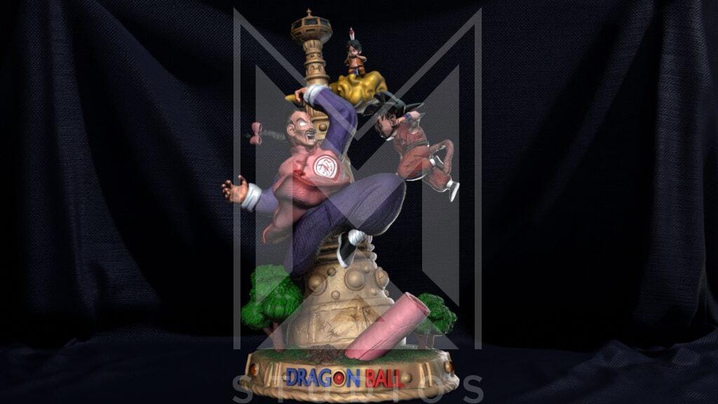 Camiseta Dragon Ball Son Goku Vs Tao Pai Pai 2 Estilos a elegir