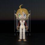 Aura Bella Fiora chibi