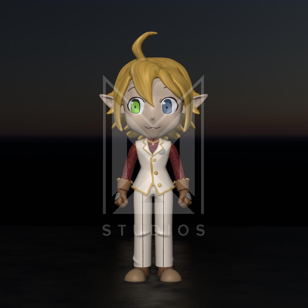 Aura Bella Fiora chibi