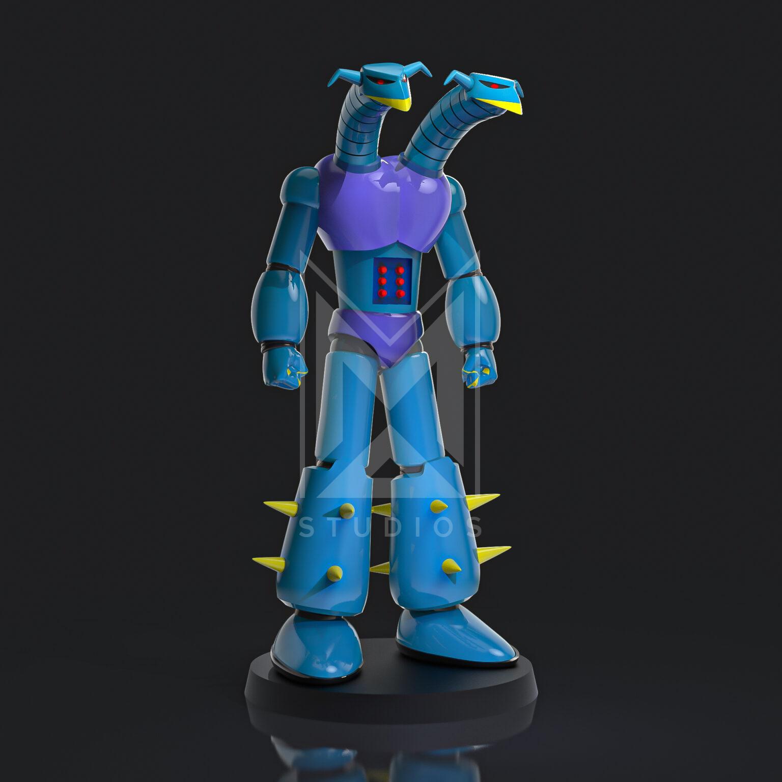 SD TOYS - Mini Statuetta In Gomma Doublas M2 Mazinger Z (SDMSDT25680) - Figura Collezionabile - 4