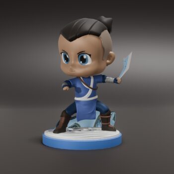 Sokka Chibi Avatar The Last Airbender - Image 2