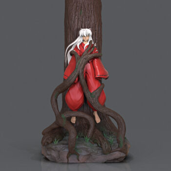 Inuyasha in tree