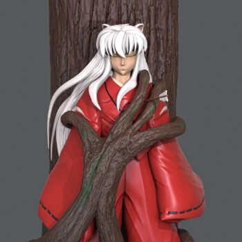 Inuyasha in tree - Image 2