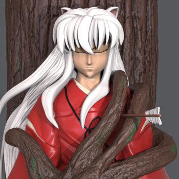 Inuyasha in tree - Image 3