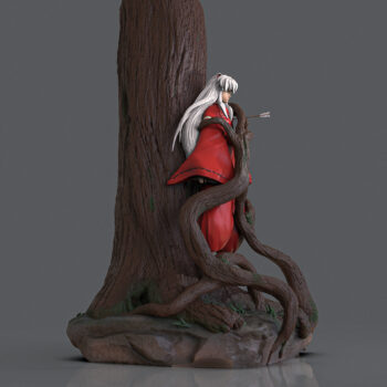 Inuyasha in tree - Image 5