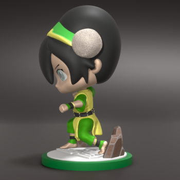 Toph Chibi Avatar The Last Airbender - Image 2