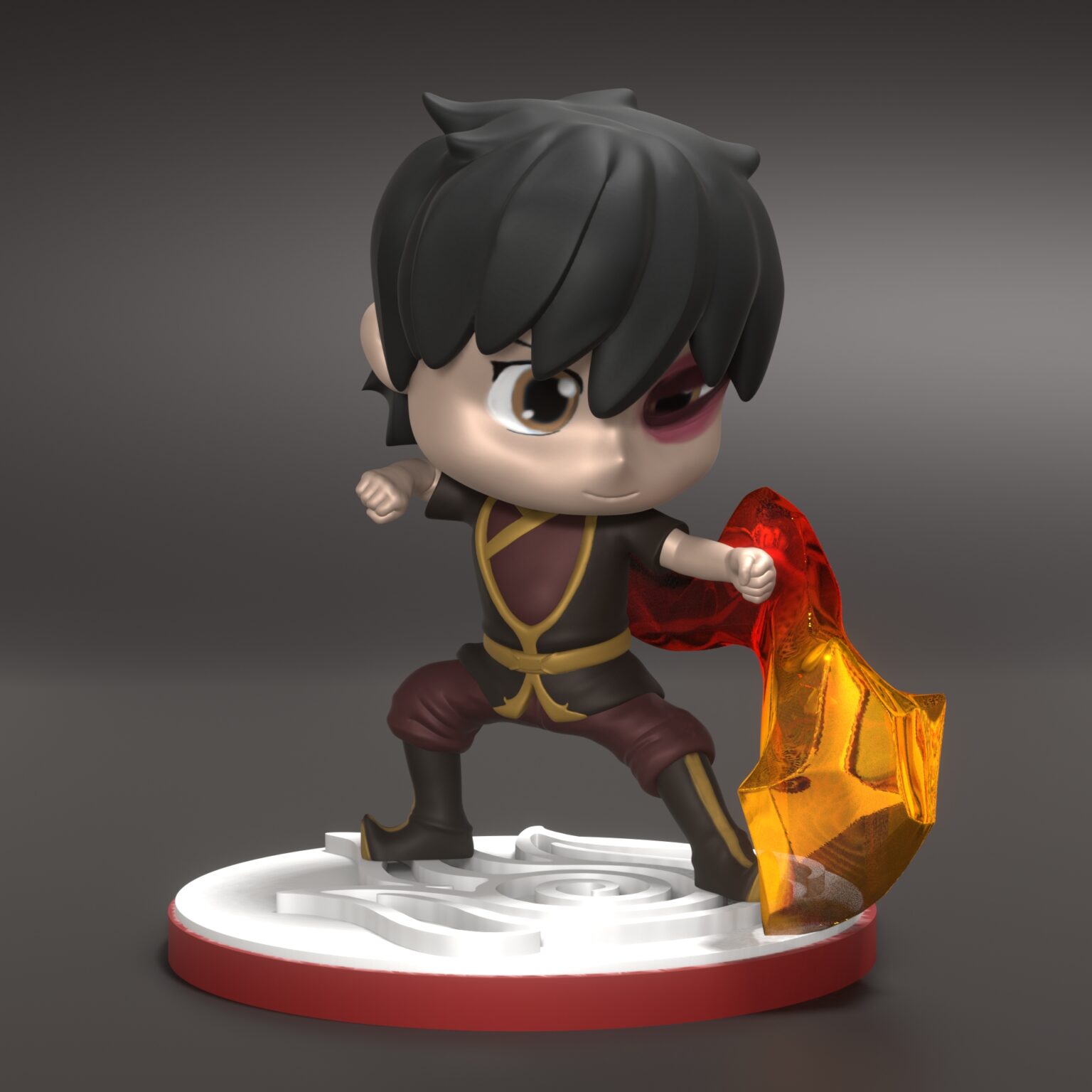 Zuko Chibi Avatar The Last Airbender - M3D Studio