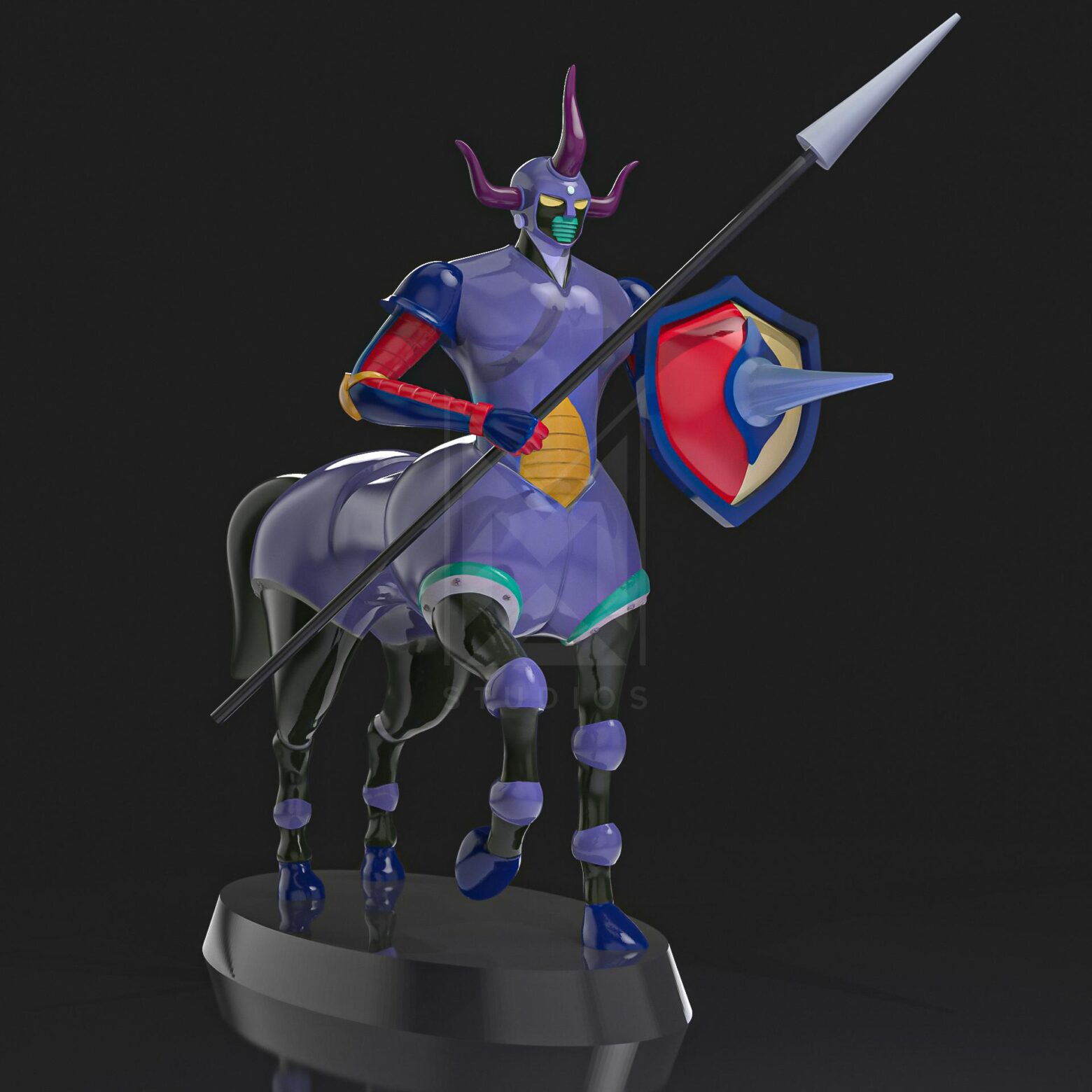 Kentol Gamma 7 3D model Alpha Mazinger Z