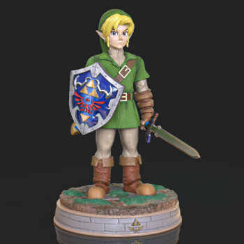 Link the Legend Of Zelda 3d model