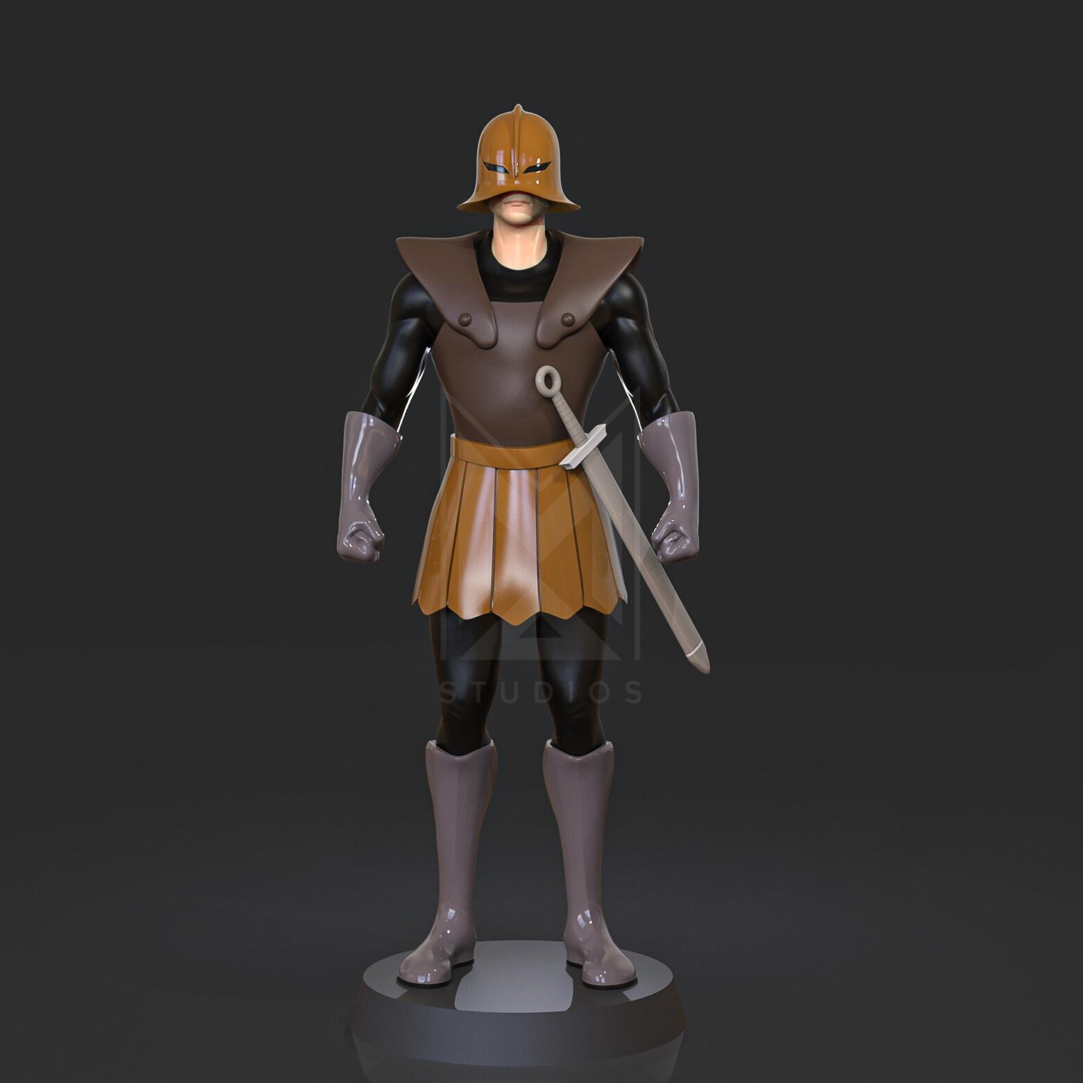 Iron Mask 3d model Mazinger Z