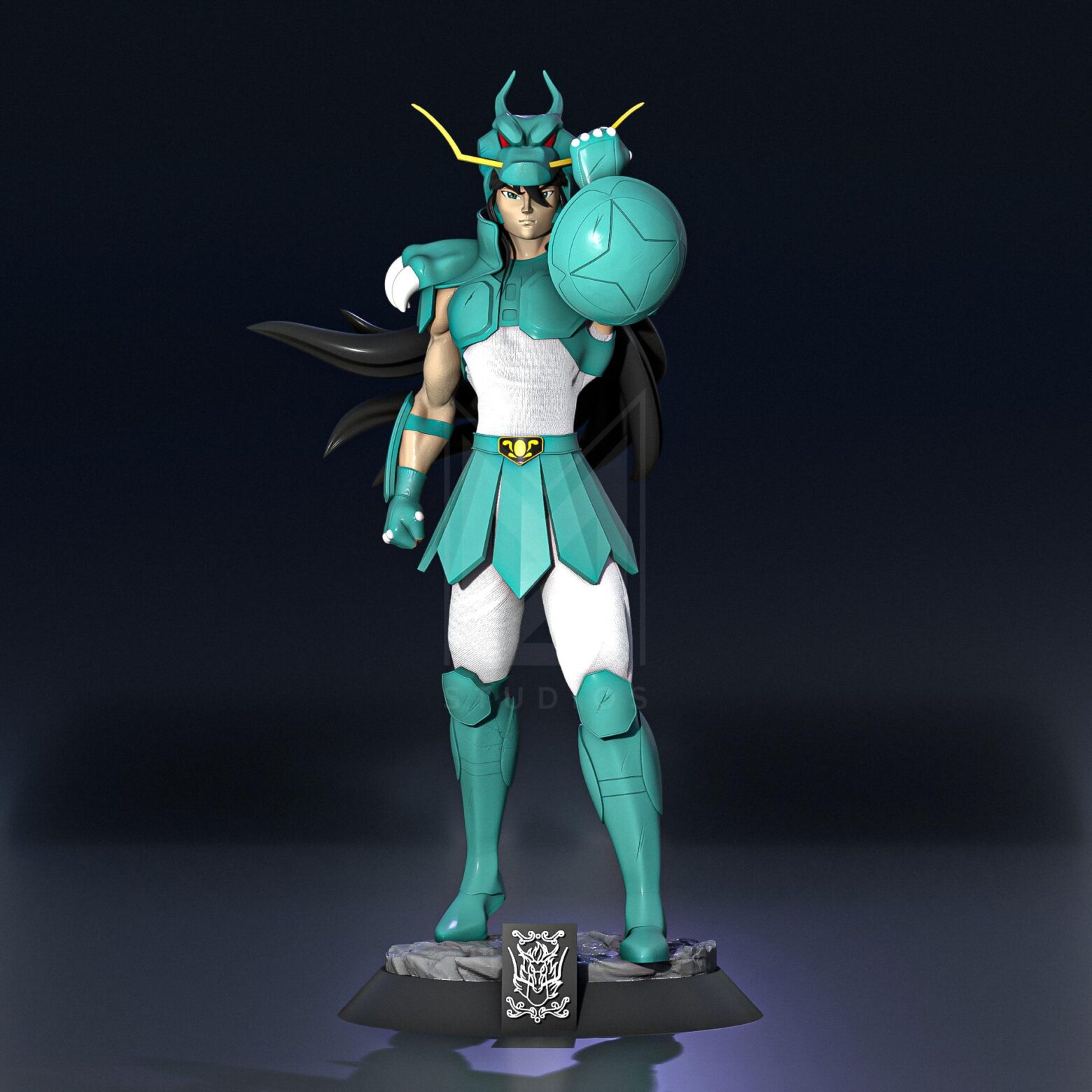Shiryu 3d model saint seiya