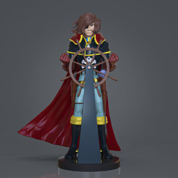 Captain Harlock 3d model