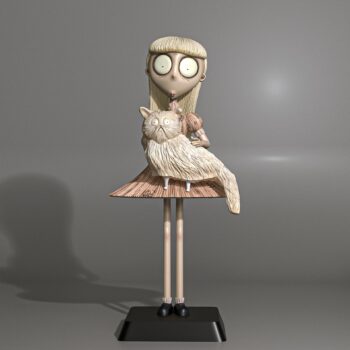 Weird Girl Frankenweenie 3d model