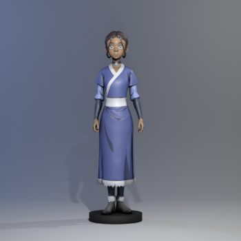 Katara Avatar 3d model The Last Airbender