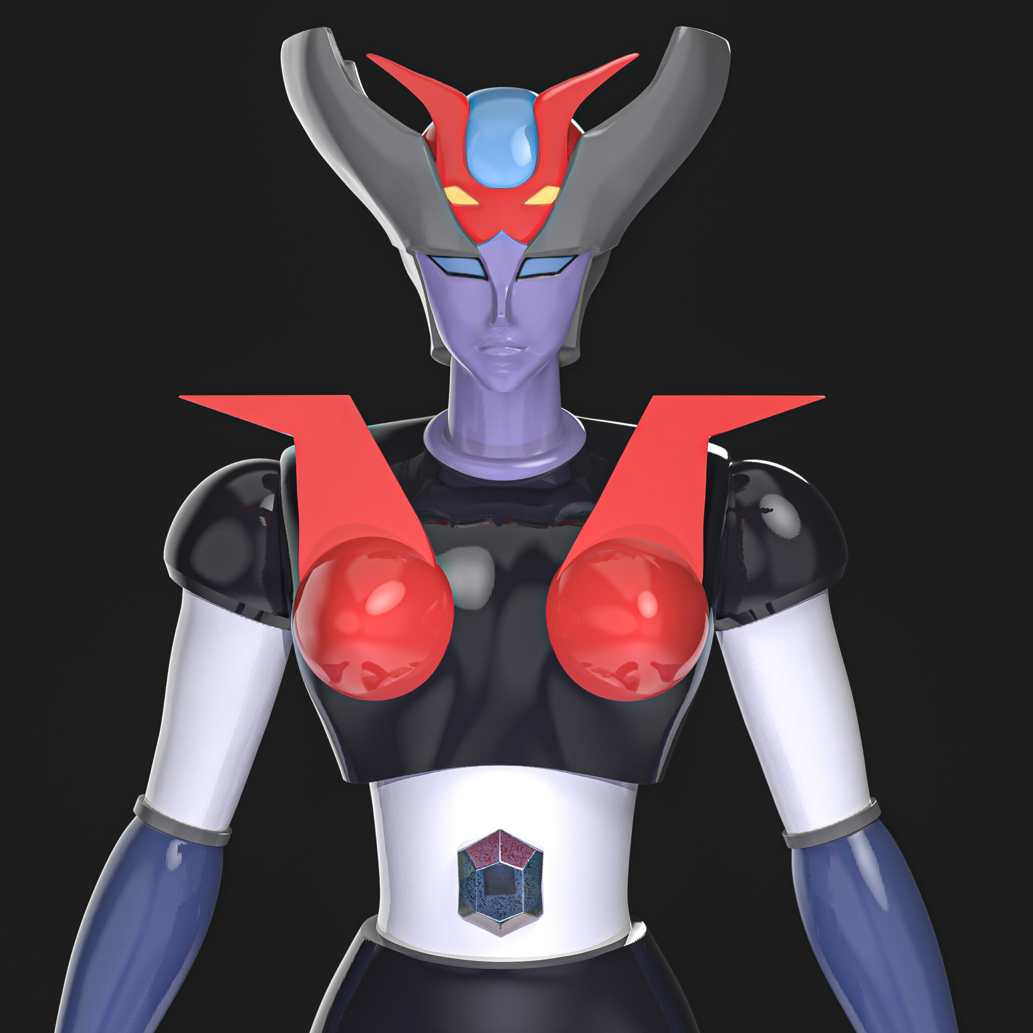 Bandai Soul Of Chogokin GX-09MAB Mazinger Ange Minerva X La Sirene De Noir