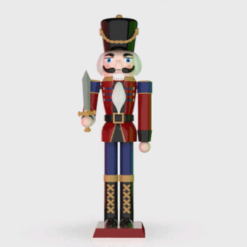 Nutcracker sword 3d model