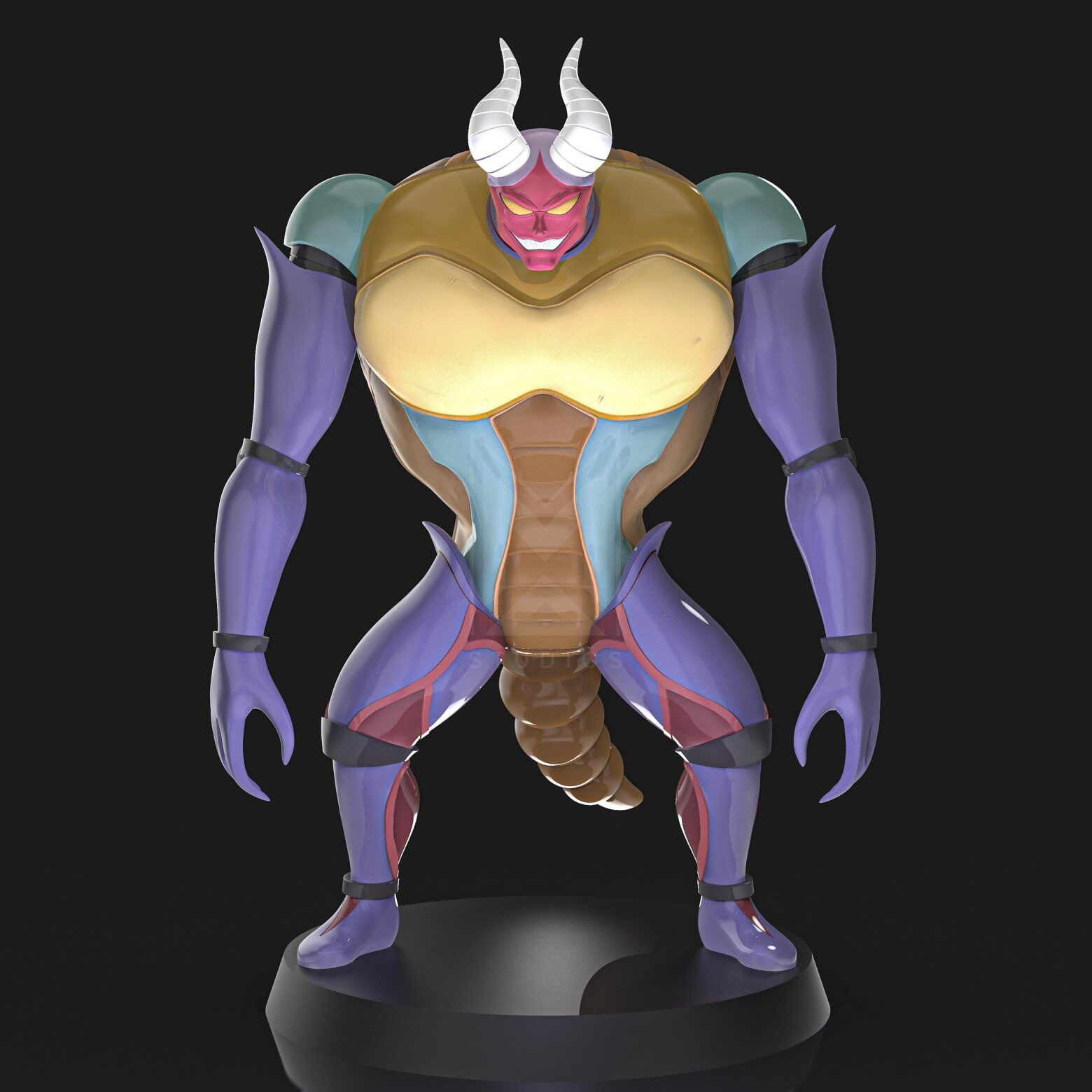 Deathma A1 3d model Desma mazinger Z