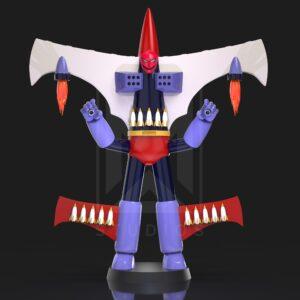 Genocider F9 3d model mazinger z