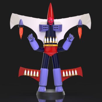 Genocider F9 3d model mazinger z