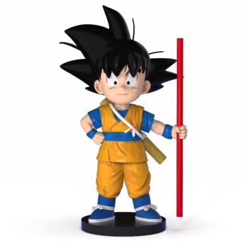 Kid Goku Daima 3d model dragon ball