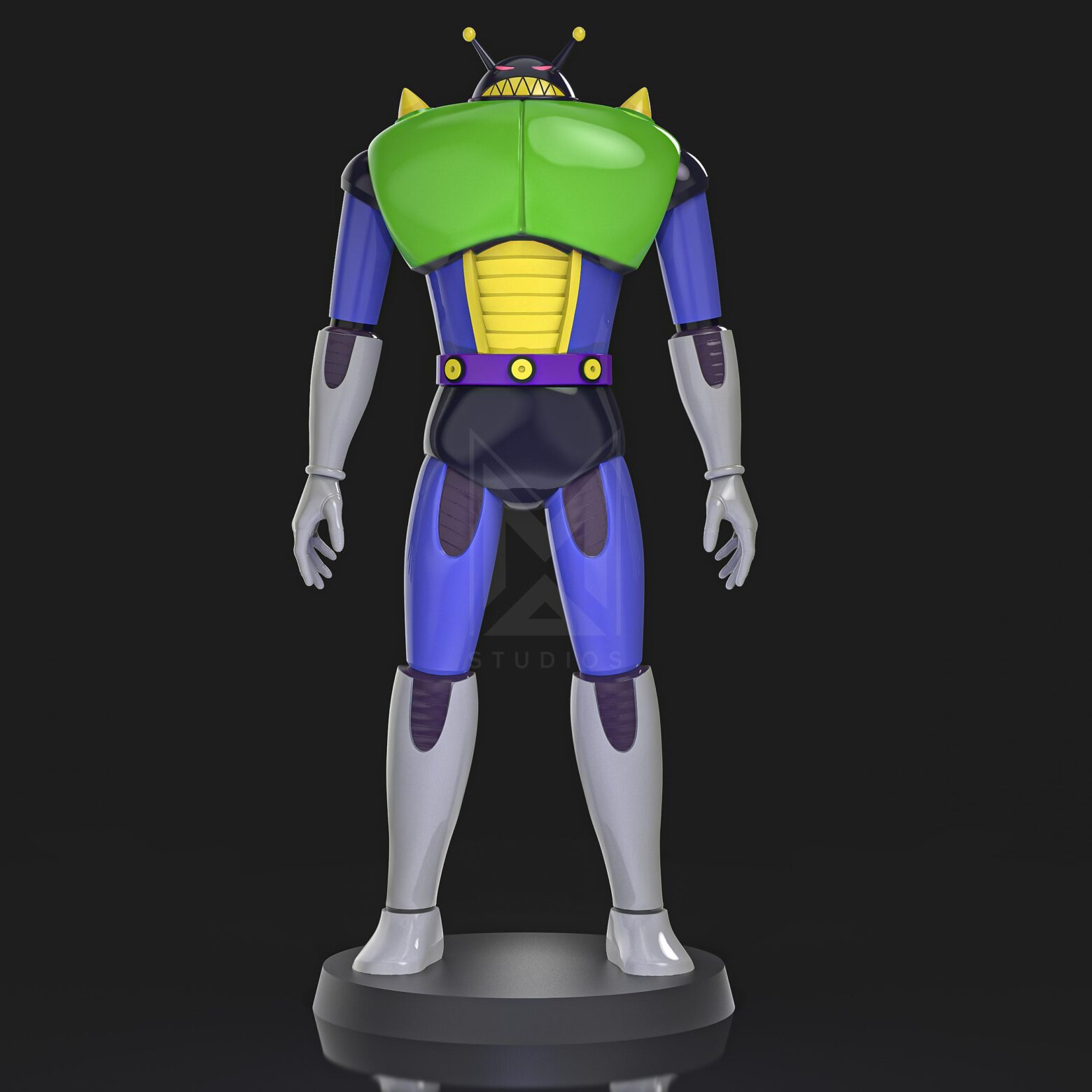 Jinrai S1 3d model Mazinger Z