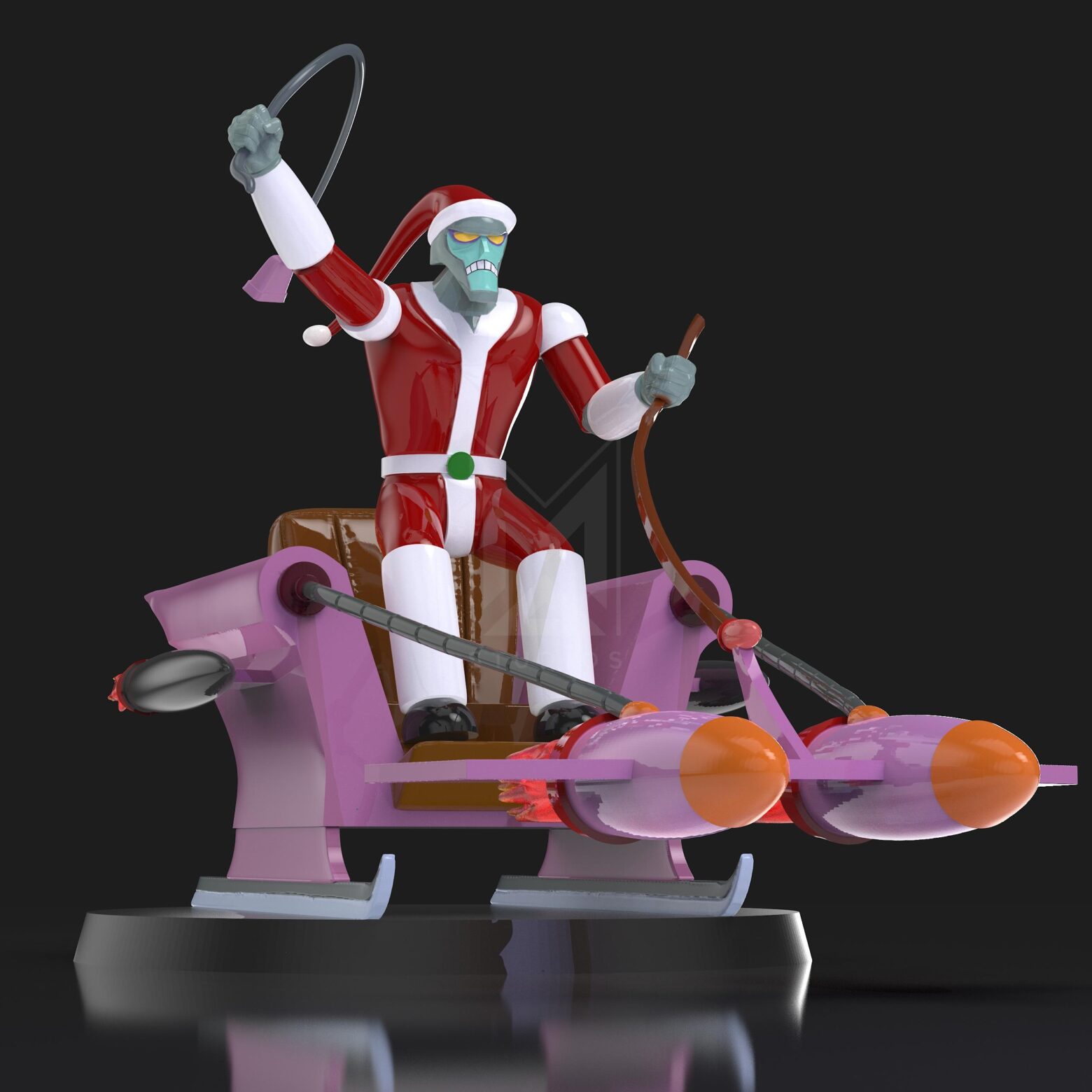 Satan Claus P10 3d model mazinger z