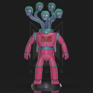 Rockron Q9 Rokuron 3d model mazinger z