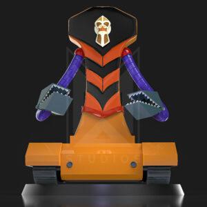 Giant F3 3D model mazinger z