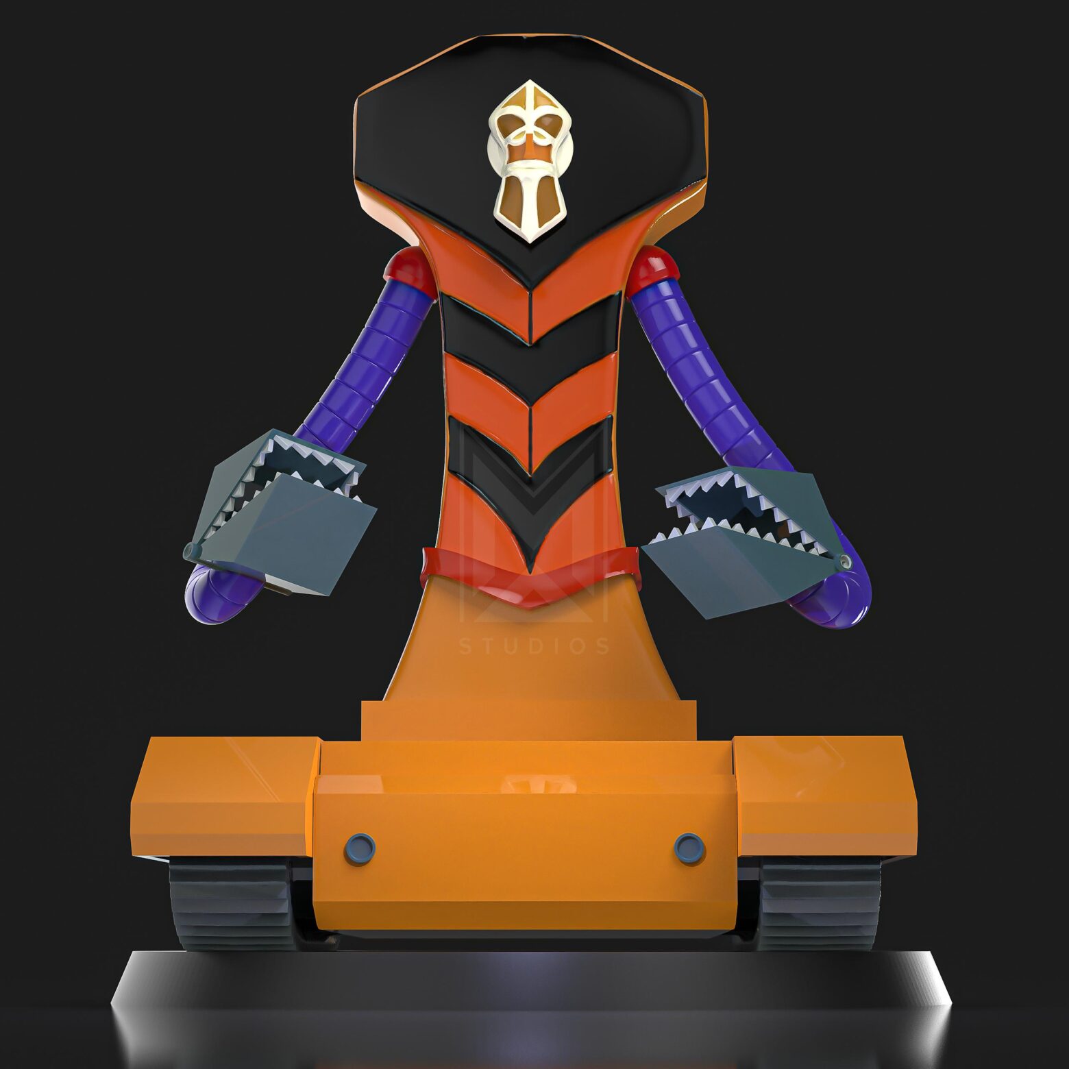 Giant F3 3D model mazinger z