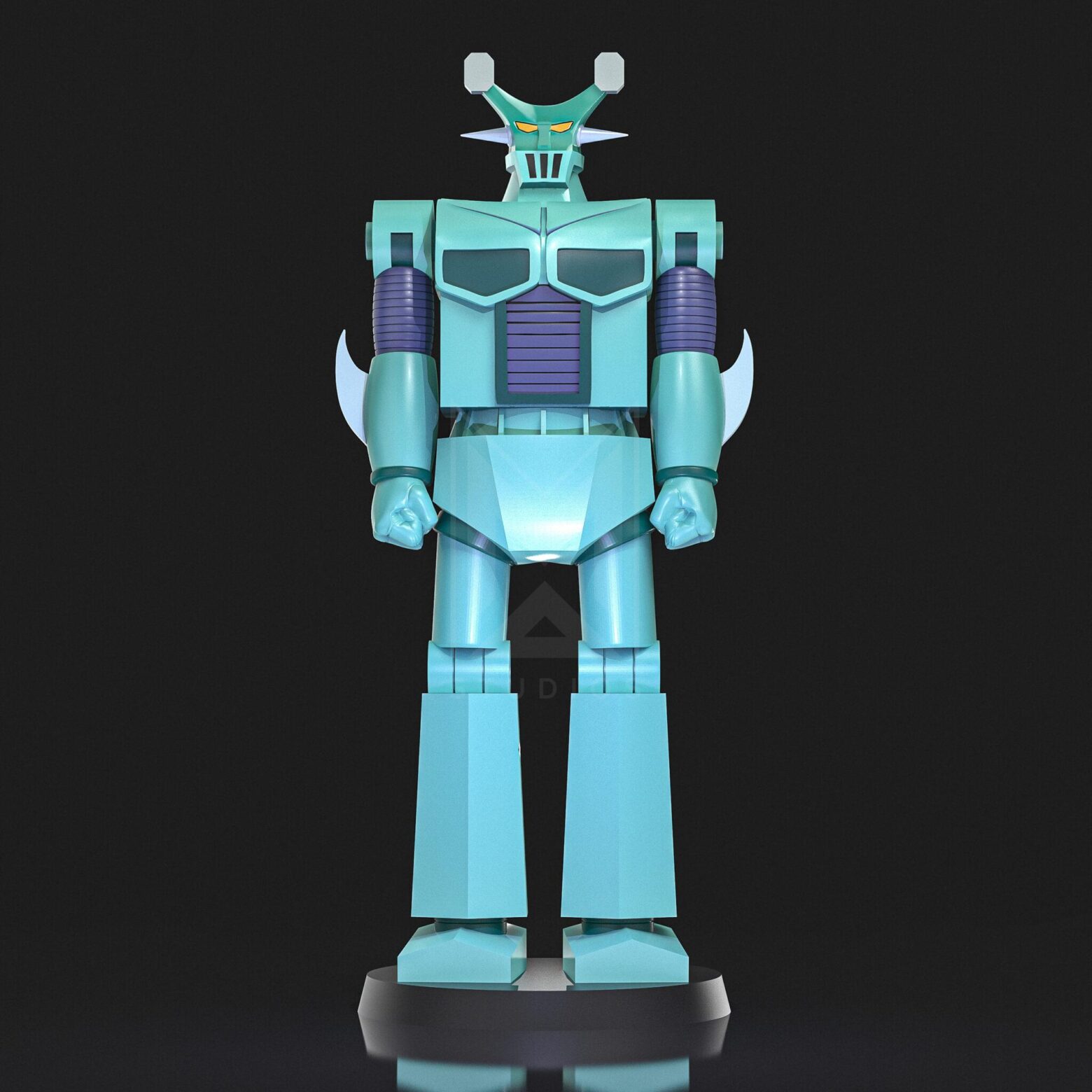 Gromazen R9 3d model mazinger z