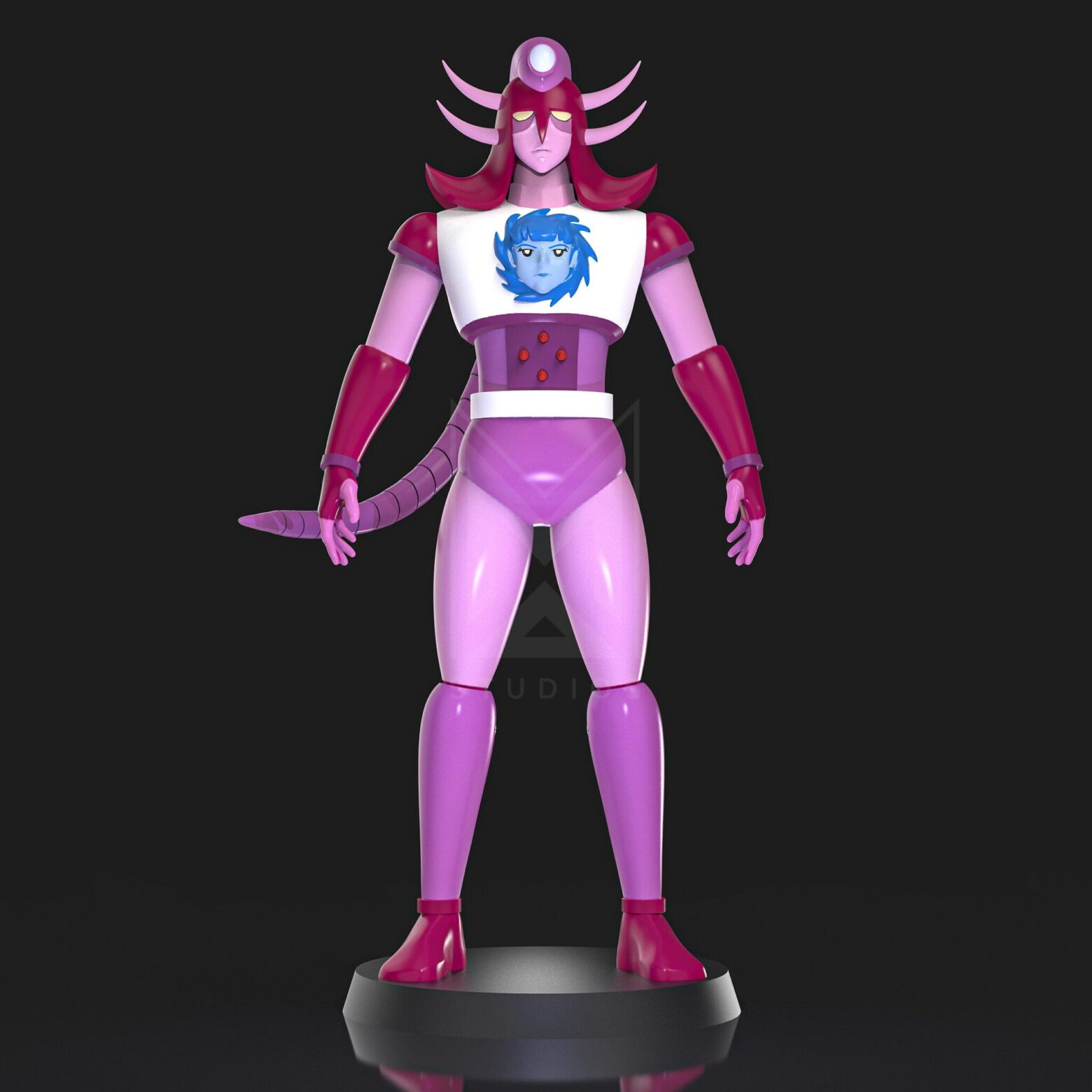 Rhine X1 Rin 3d model mazinger z