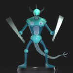 Chigul E7 3d model mazinger z