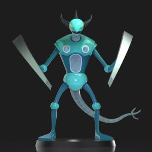 Chigul E7 3d model mazinger z