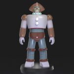 Abdora U6 Abdullah 3d model mazinger z
