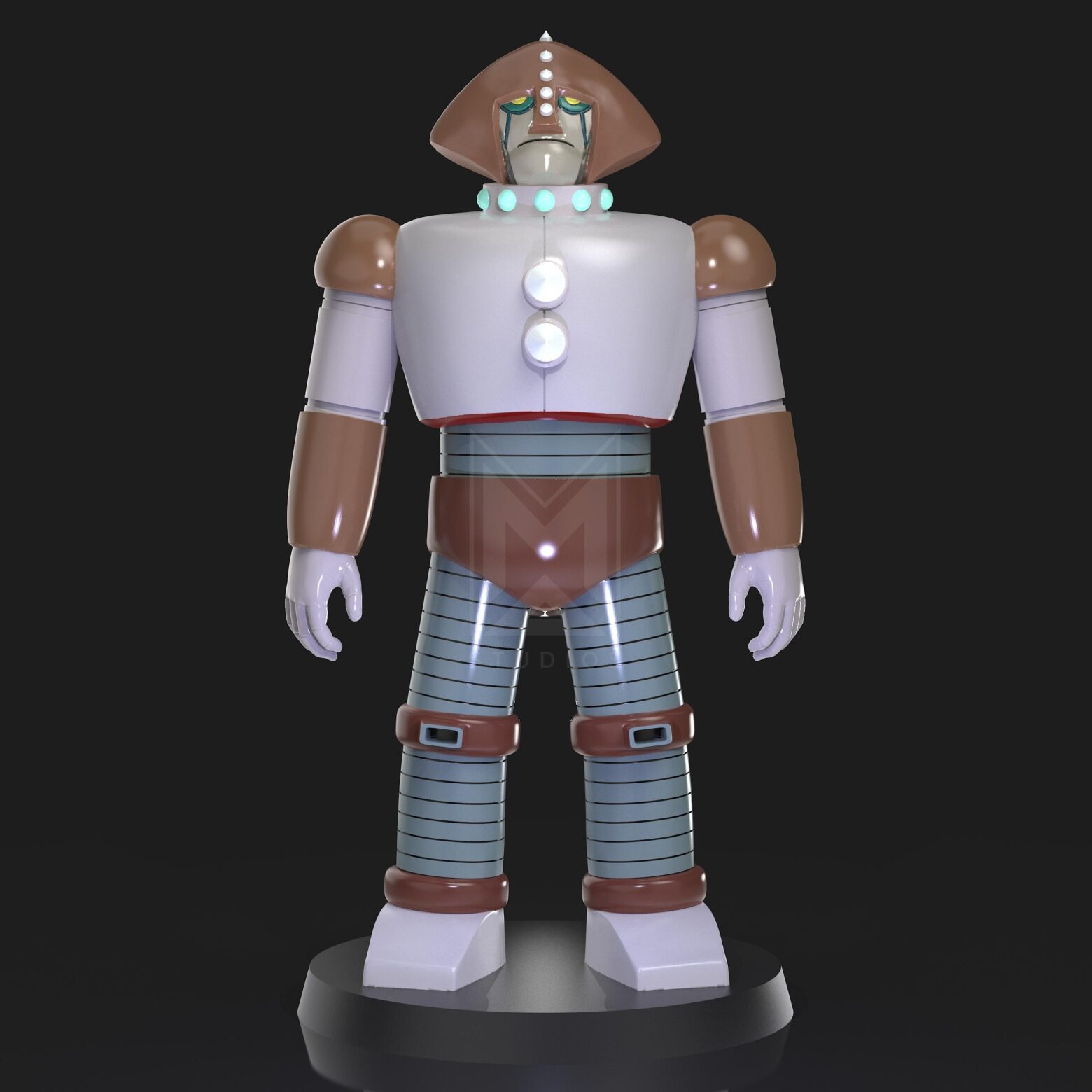 Abdora U6 Abdullah 3d model mazinger z