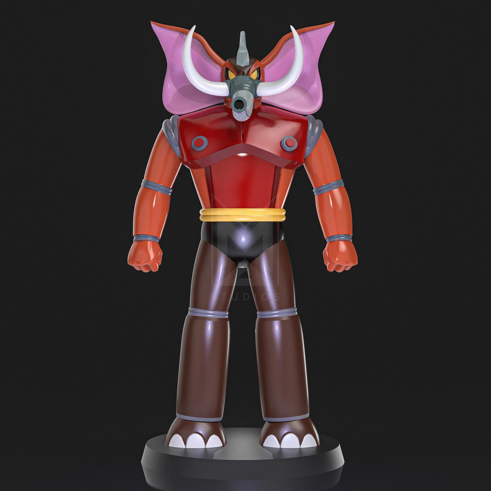Elephans Y3 3d model mazinger z