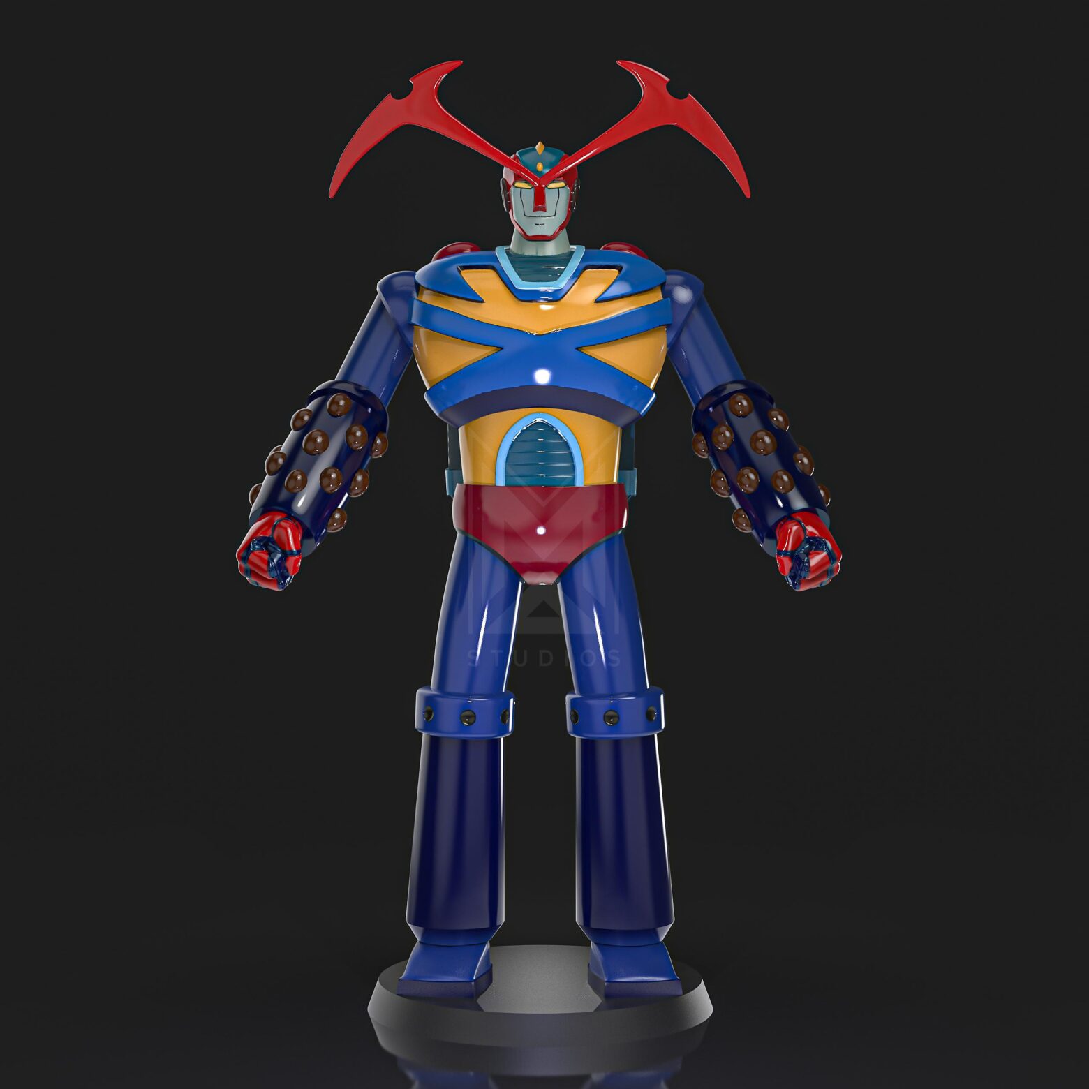 Glory R2 3d model mazinger z