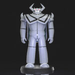 Gaia Q5 3d model mazinger z