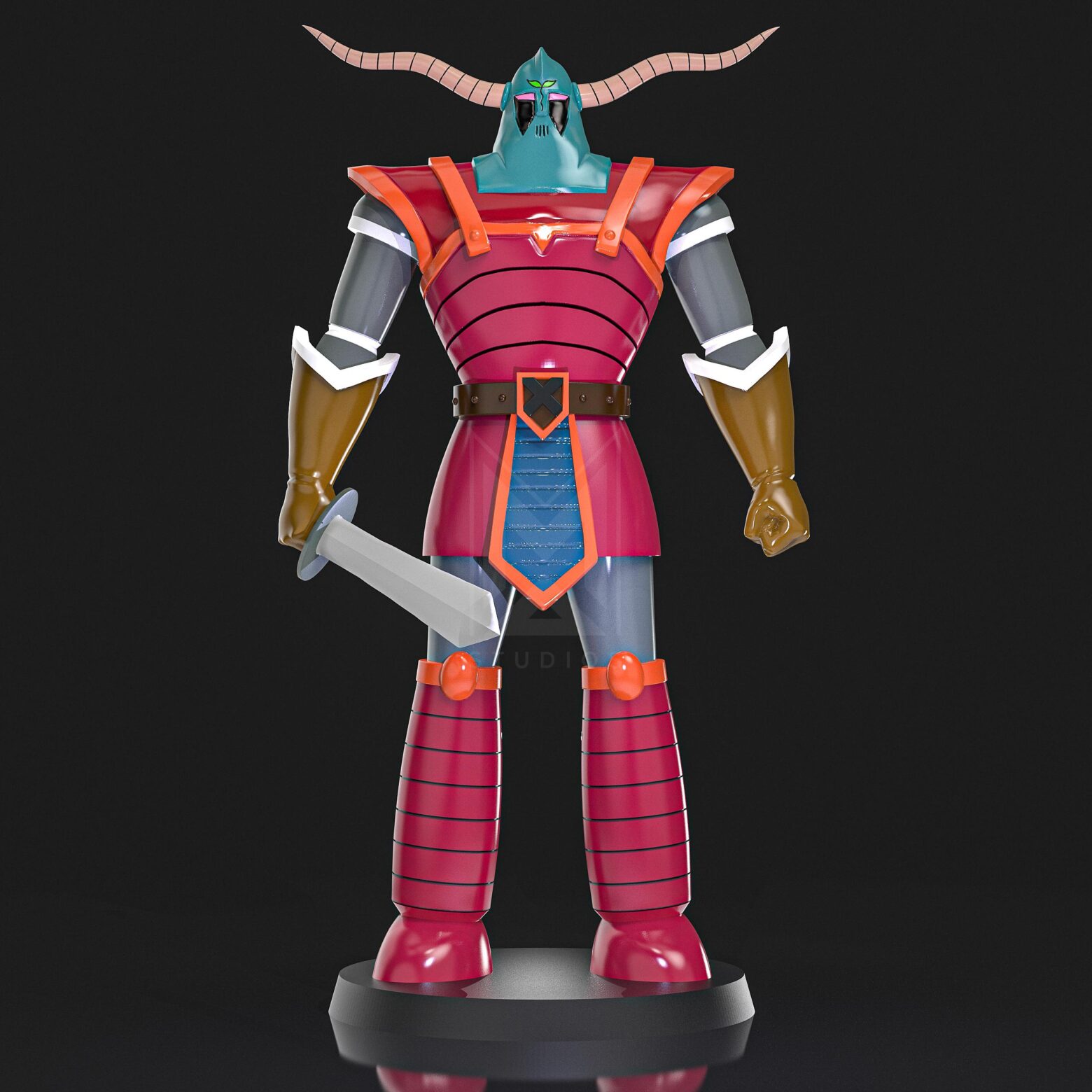 KingDan X10 3d model mazinger z