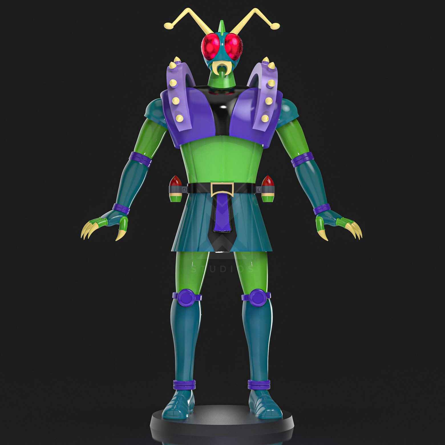 Wainder A2 Winder 3d model mazinger z