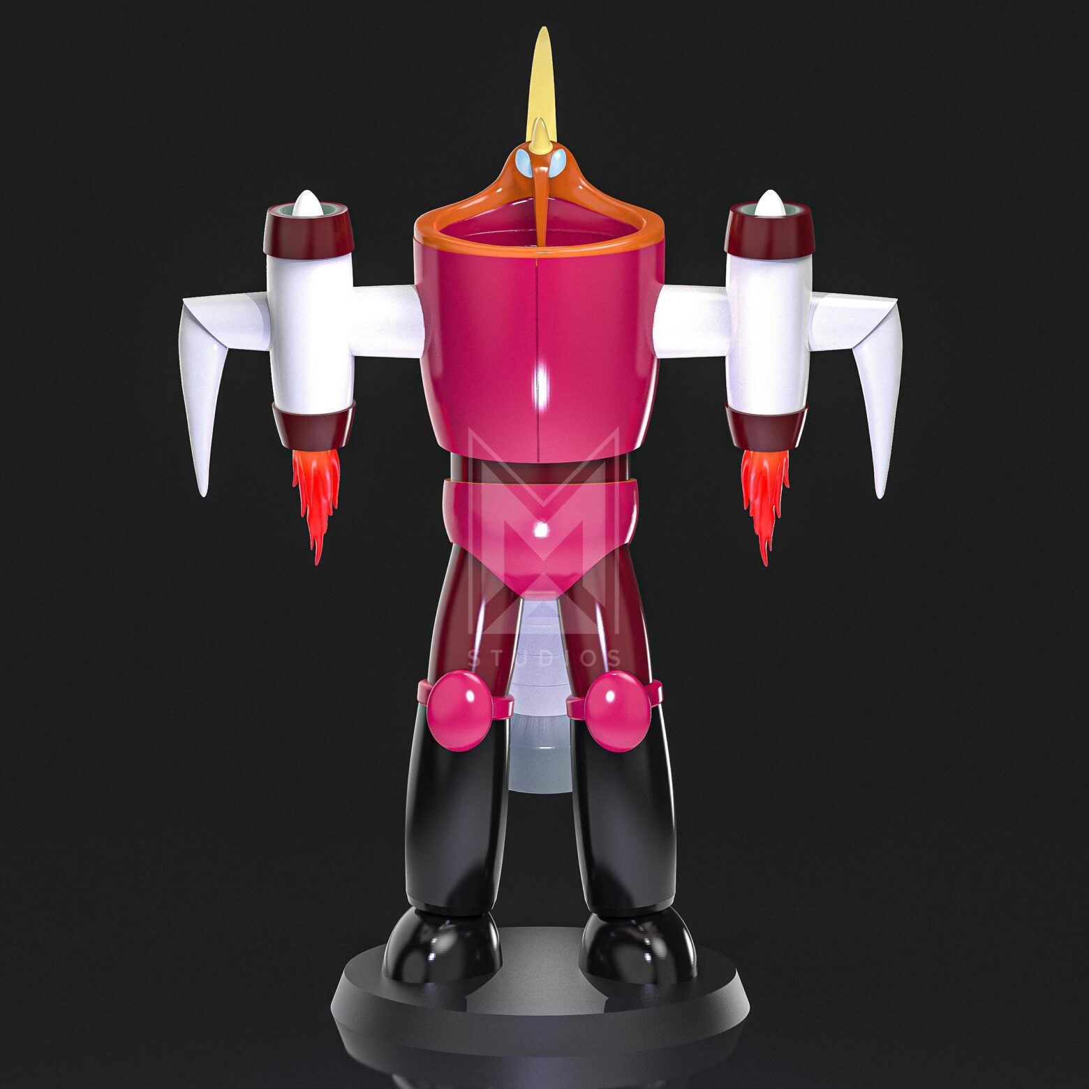 Aeros B2 3d model mazinger z