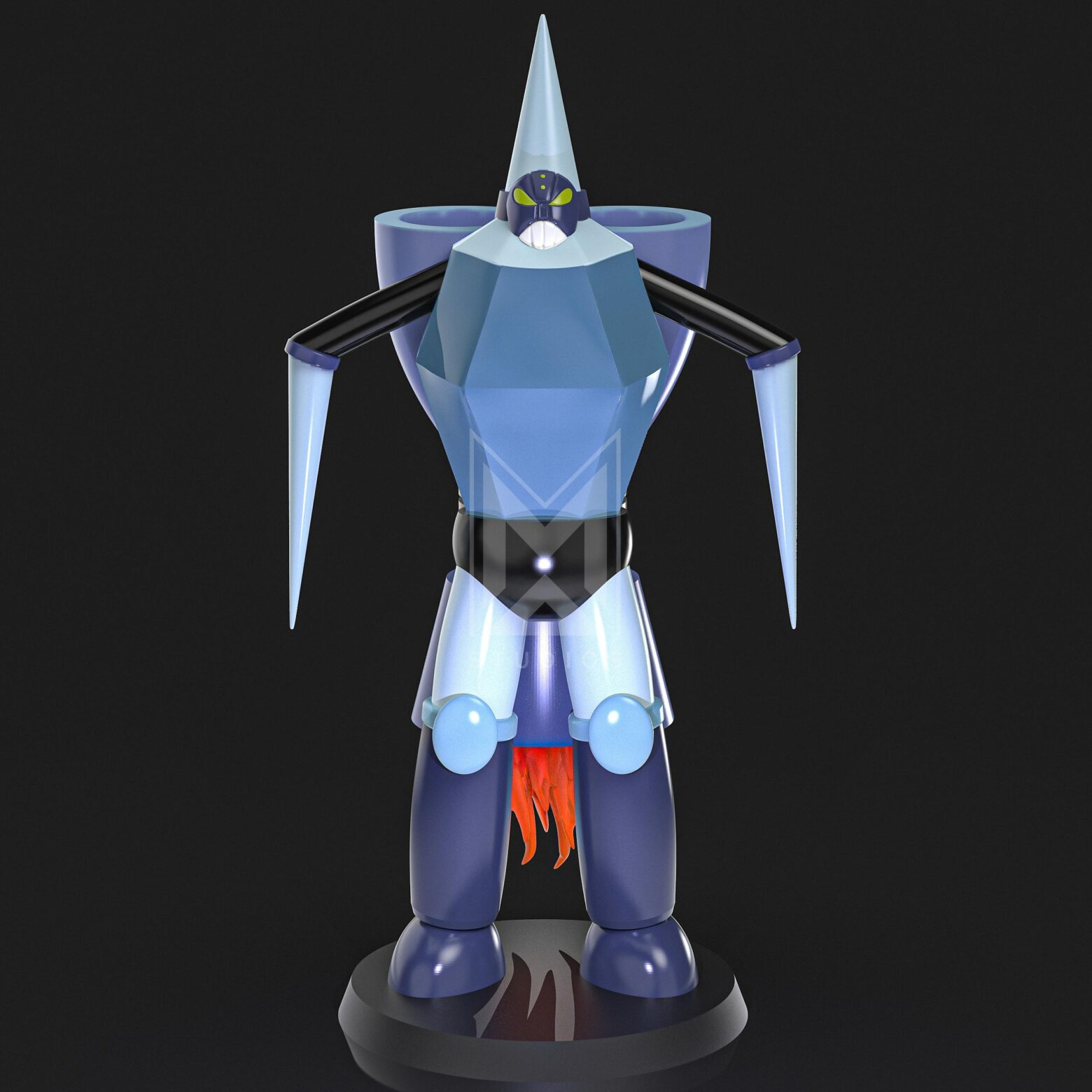 Aeros B1 3d model mazinger z