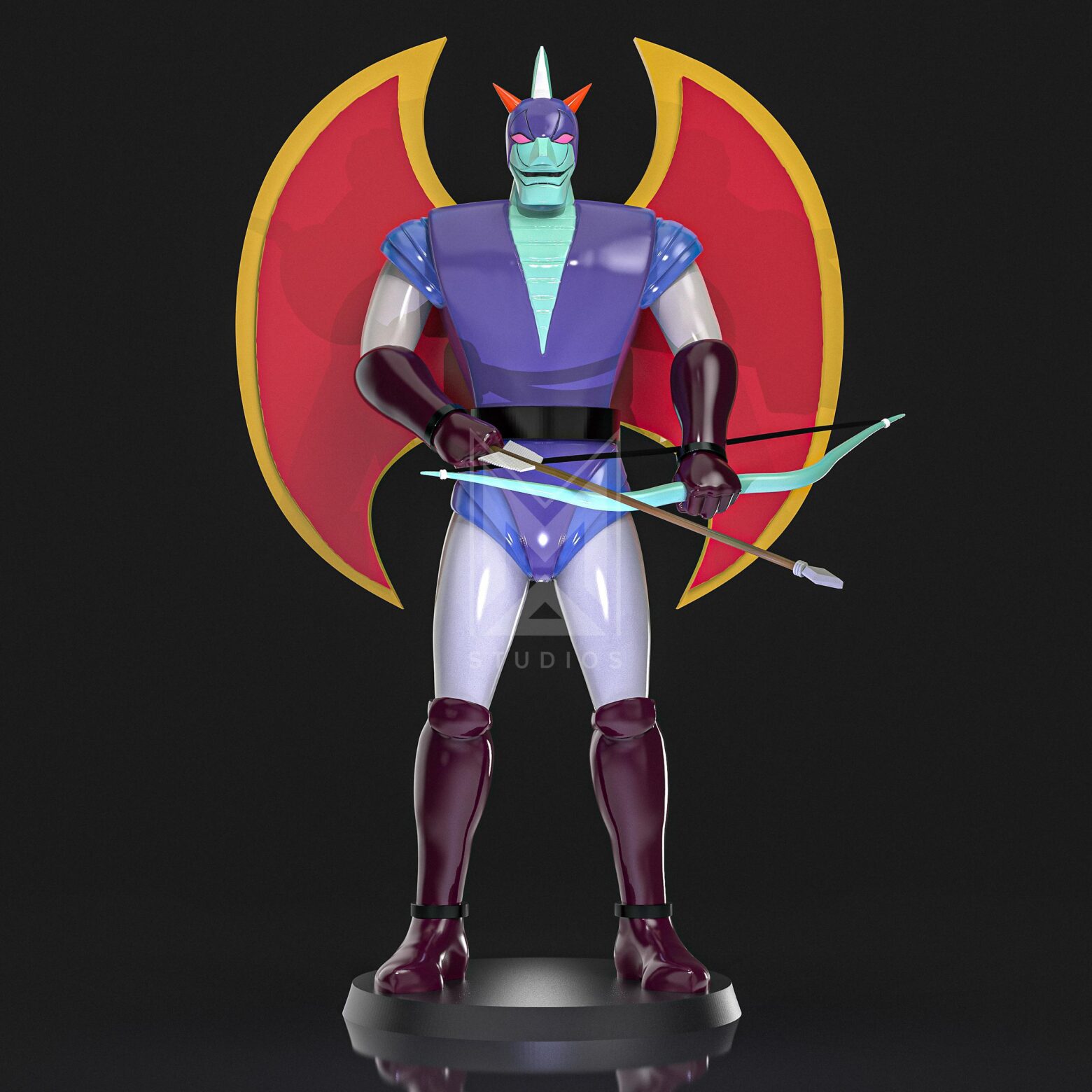 Archerian J5 3d model mazinger z