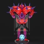 Balanger M2 3d model mazinger z